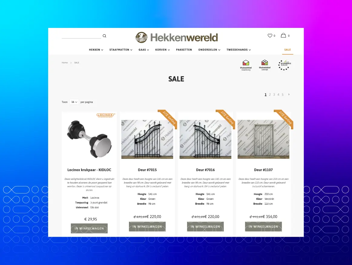 magento 2 daily deal extension on Hekkenwereld stores